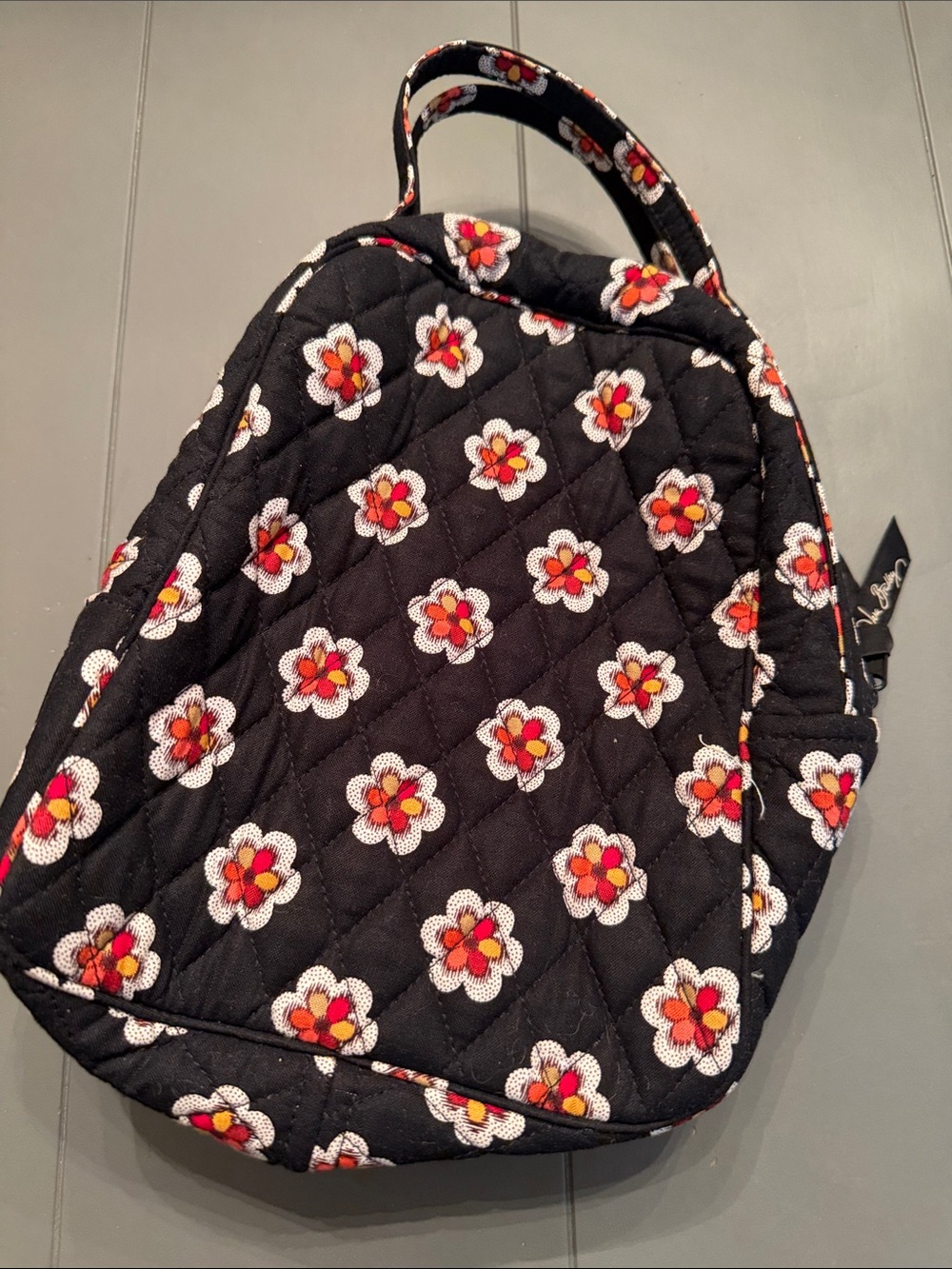 VERA BRADLEY Pirouette  Black let’s do lunch bag